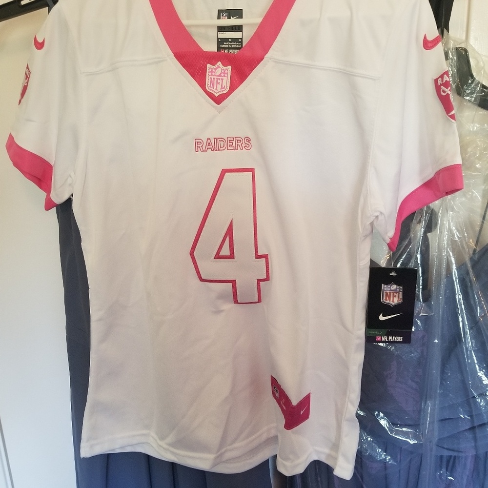 Women's stitched   Nike Carr Jersey NFL
